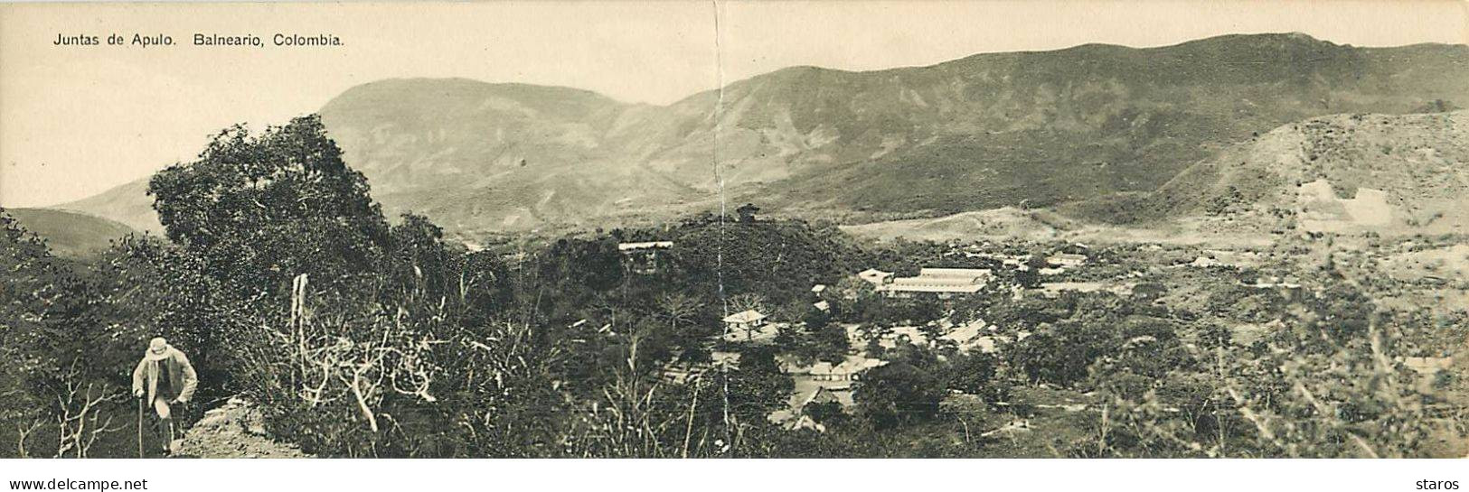 Colombie - Juntas De Apulo - Balneario - Carte Double - Kolumbien