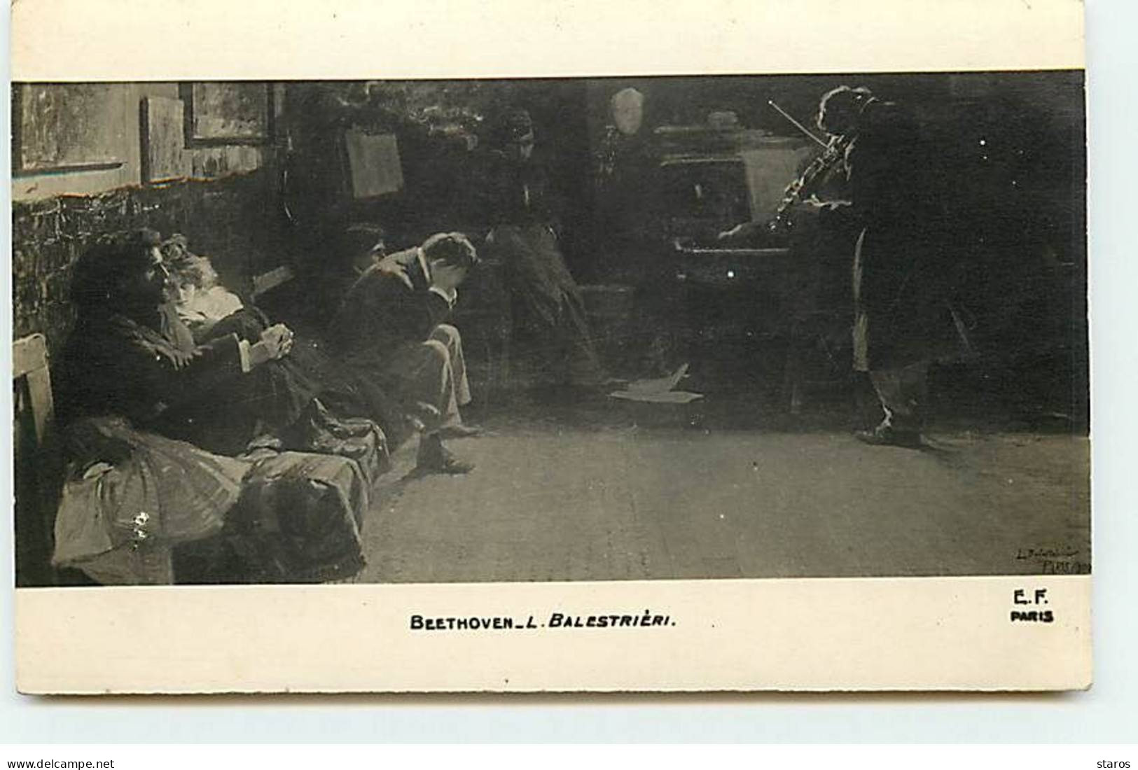 Tableaux - L. Balestriéri - Beethoven - Peintures & Tableaux