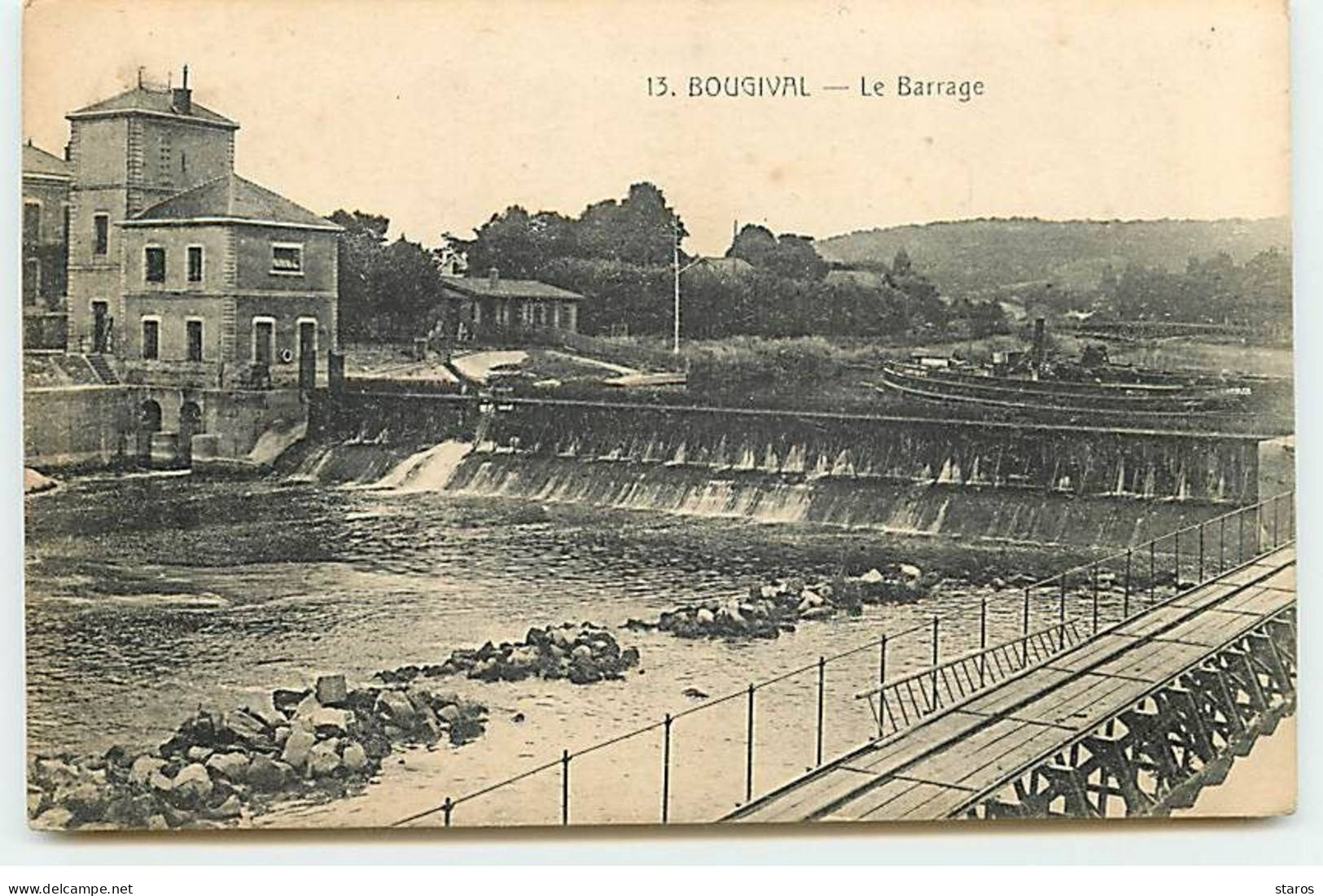 BOUGIVAL - Le Barrage - Publicité Chez Mexico - Bougival