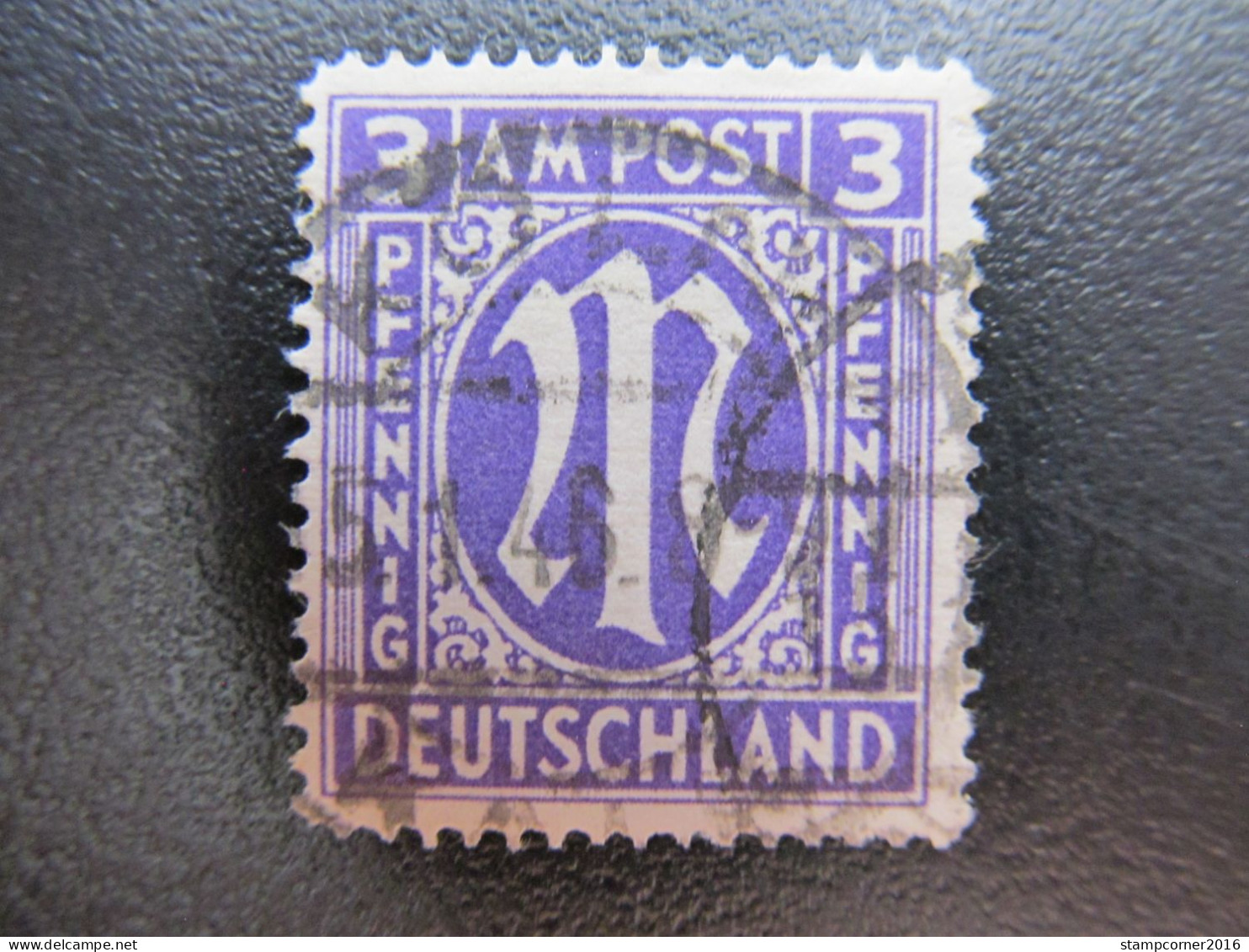 Bizone Nr. 10Fy, 1945, Gestempelt, BPP Geprüft, Mi 25€  *DEK139* - Used