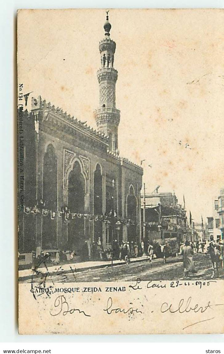 Egypte - LE CAIRE - Cairo - Mosque Zeida Zenae - Le Caire