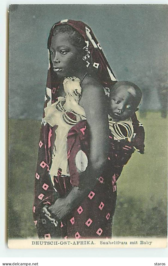 Tanzanie - Deutsch-Ost-Afrika - Suahelifrau Mit Baby - Tansania