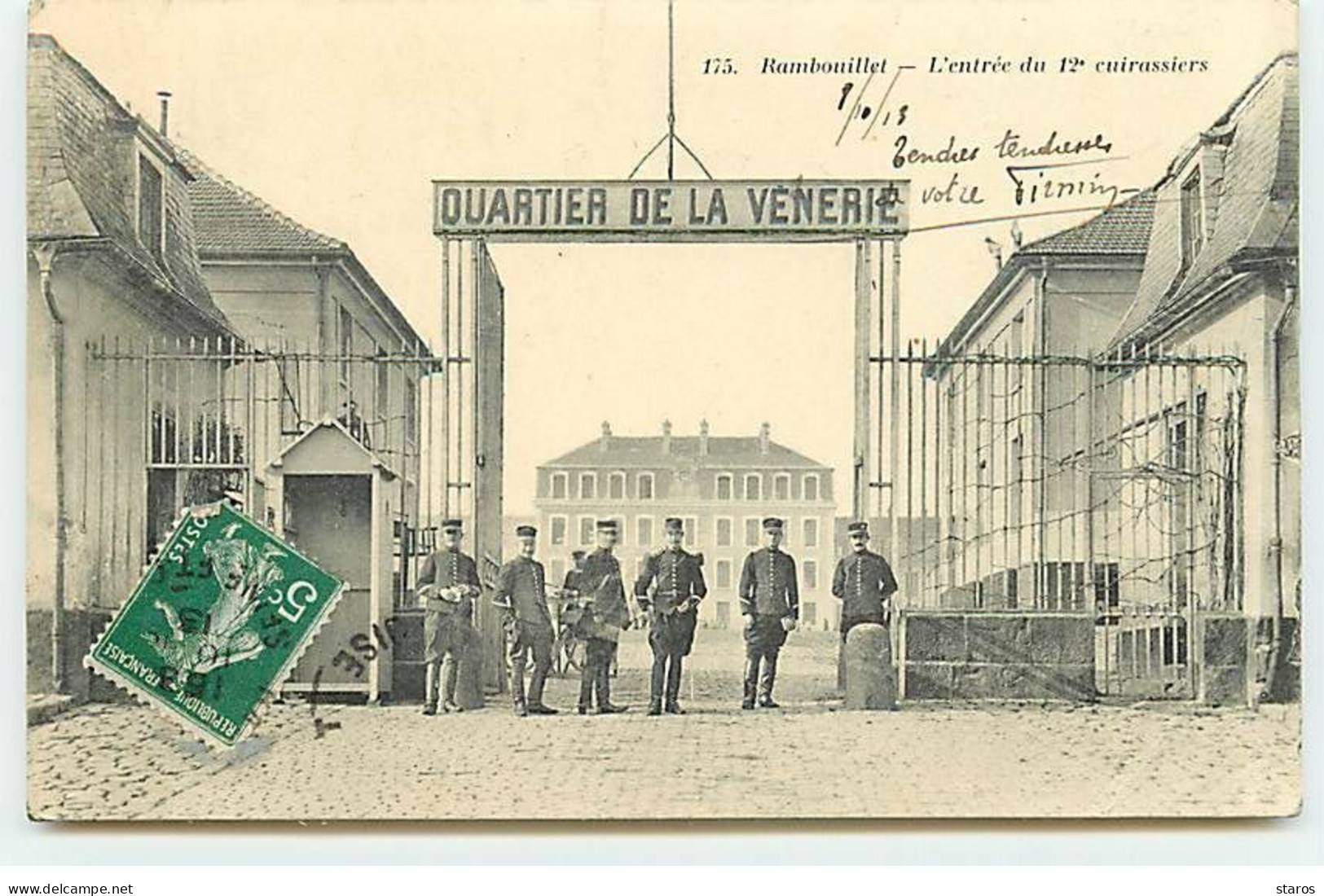 RAMBOUILLET - L'Entrée Du 12ème Cuirassiers - Quartier De La Venérie - Rambouillet