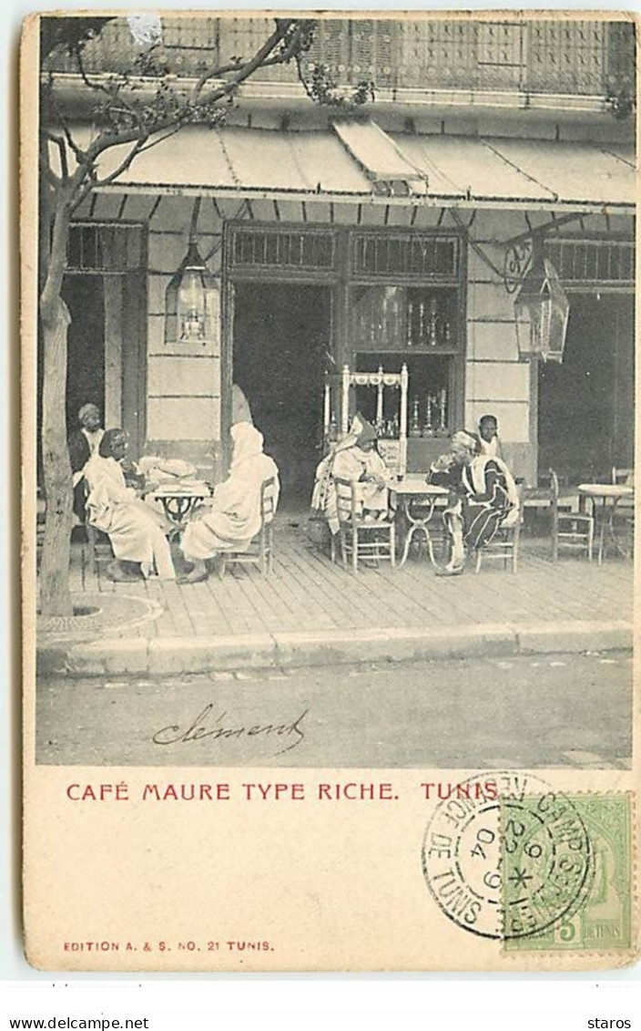 TUNIS - Café Maure Type Riche - Tunisie