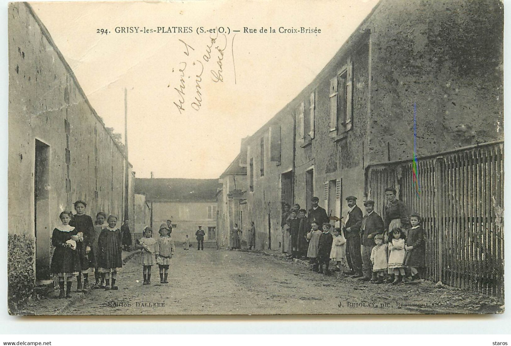 GRISY-LES-PLATRES - Rue De La Croix-Brisée - Other & Unclassified