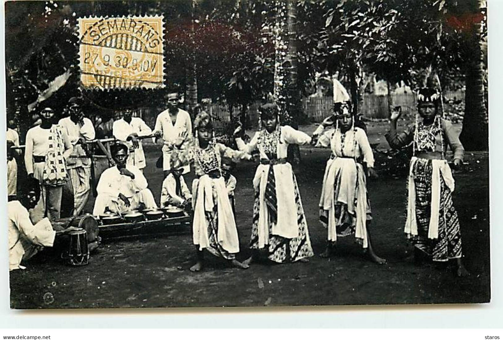 Indonésie - RPPC - Semarang Dancers - Indonésie