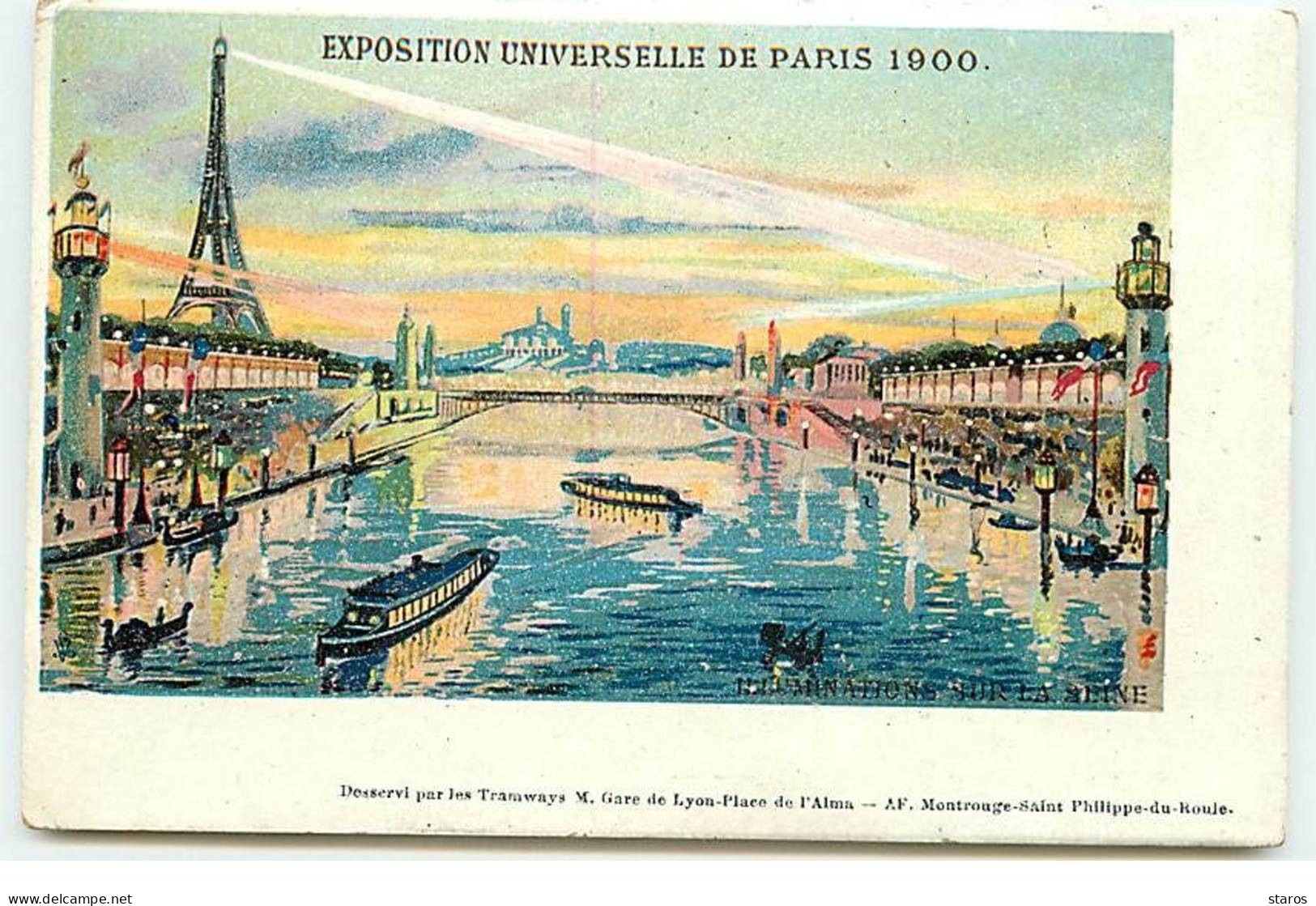 PARIS - Exposition Universelle De Paris 1900 - Illuminations Sur La Seine - Exhibitions