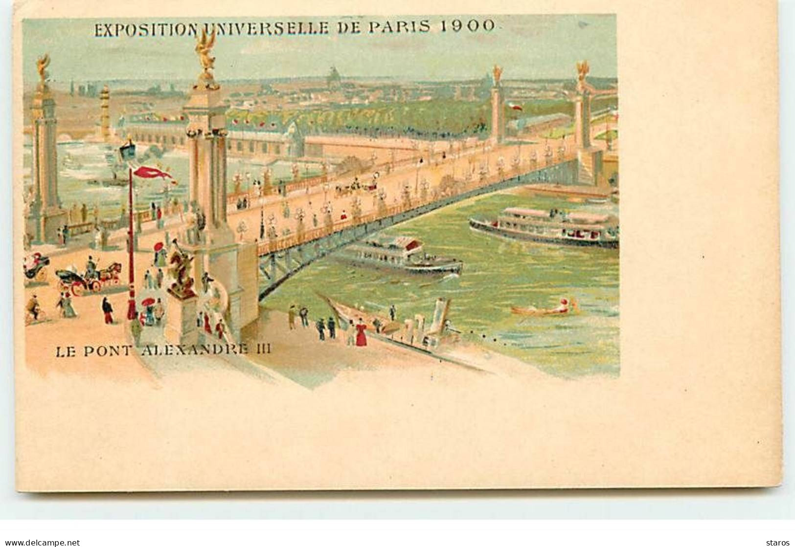 PARIS - Exposition Universelle De Paris 1900 - Le Pont Alexandre III - Expositions