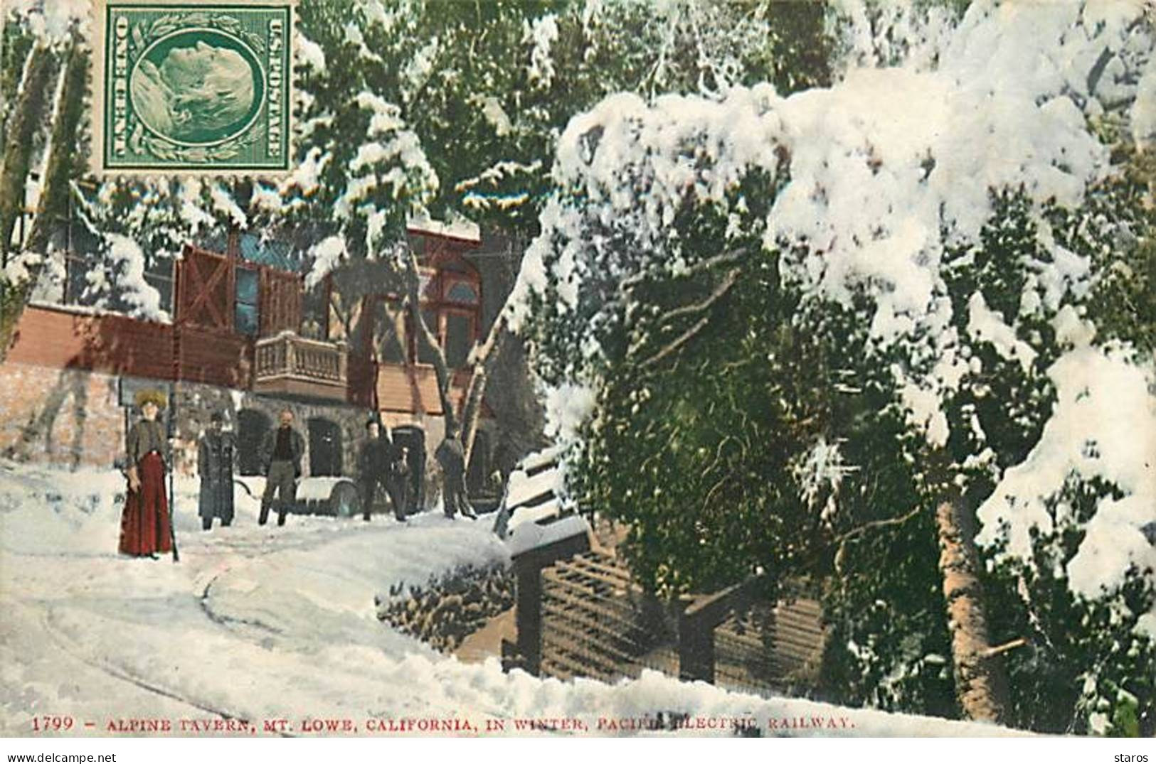 Etats-Unis - MONT LOWE In Winter - Alpine Tavern - Pacific Electric Railway - Autres & Non Classés