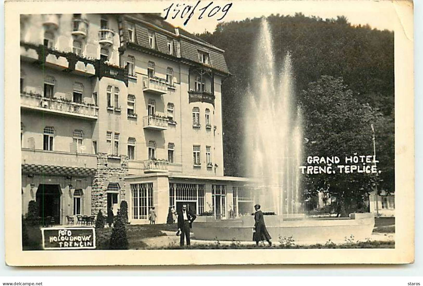 Tchéquie - TRENC TEPLICE - Grand Hôtel - Tchéquie