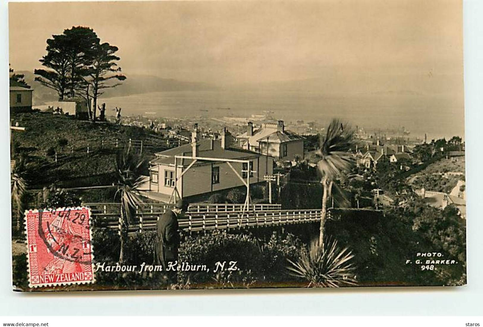 Nouvelle-Zélande - Wellington - Harbour From Kelburn - New Zealand