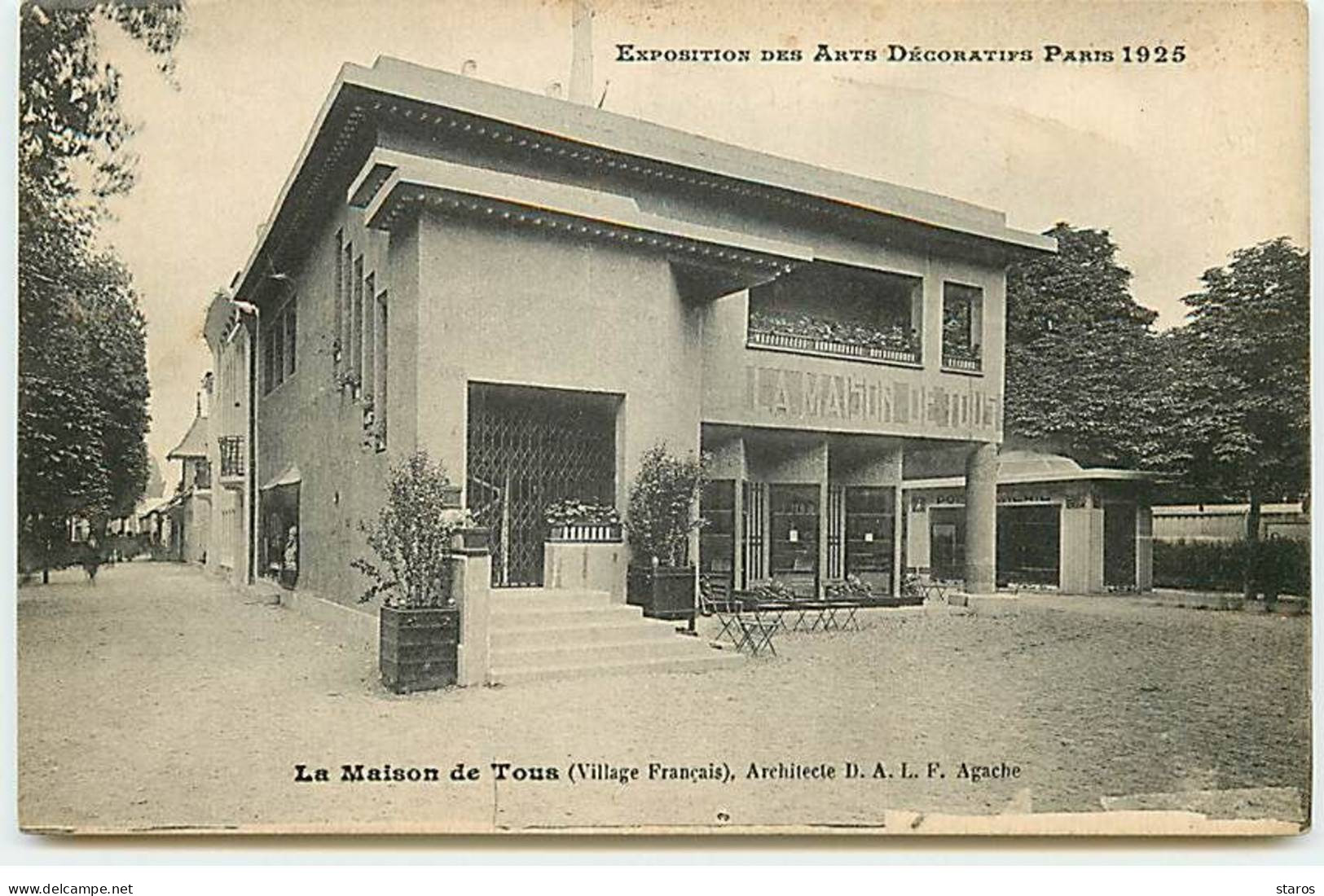 PARIS - Exposition Des Arts Décoratifs Paris 1925 - La Maison De Tous (Village Français) - Architecte D.A.L.F. Agache - Exhibitions