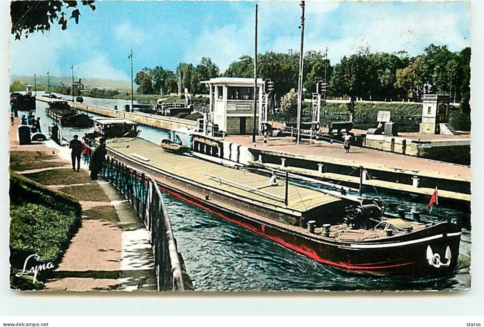 BOUGIVAL - Les Deux Ecluses - Péniche - Bougival