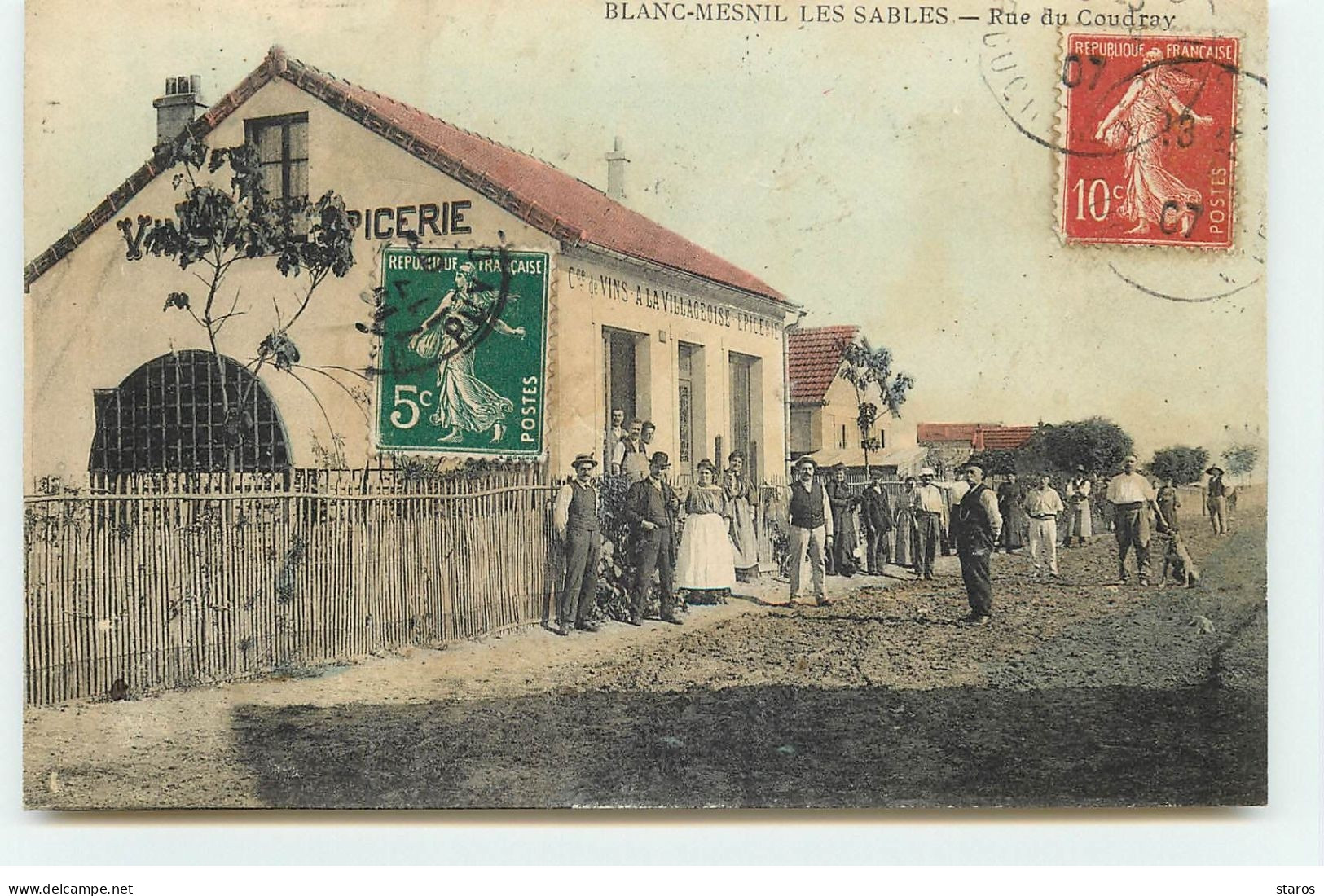 BLANC-MESNIL LES SABLES - Rue Du Coudray - Otros & Sin Clasificación