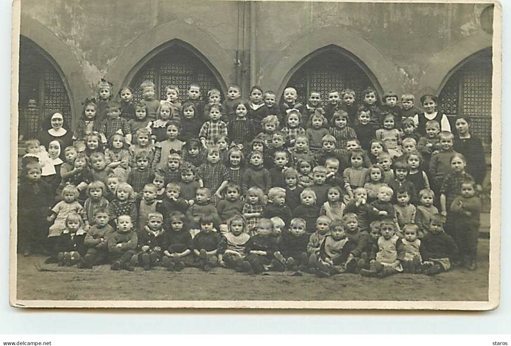 Allemagne - WORMS - RPPC - Photo De Jeunes Enfants Avec Une Religieuse - Worms