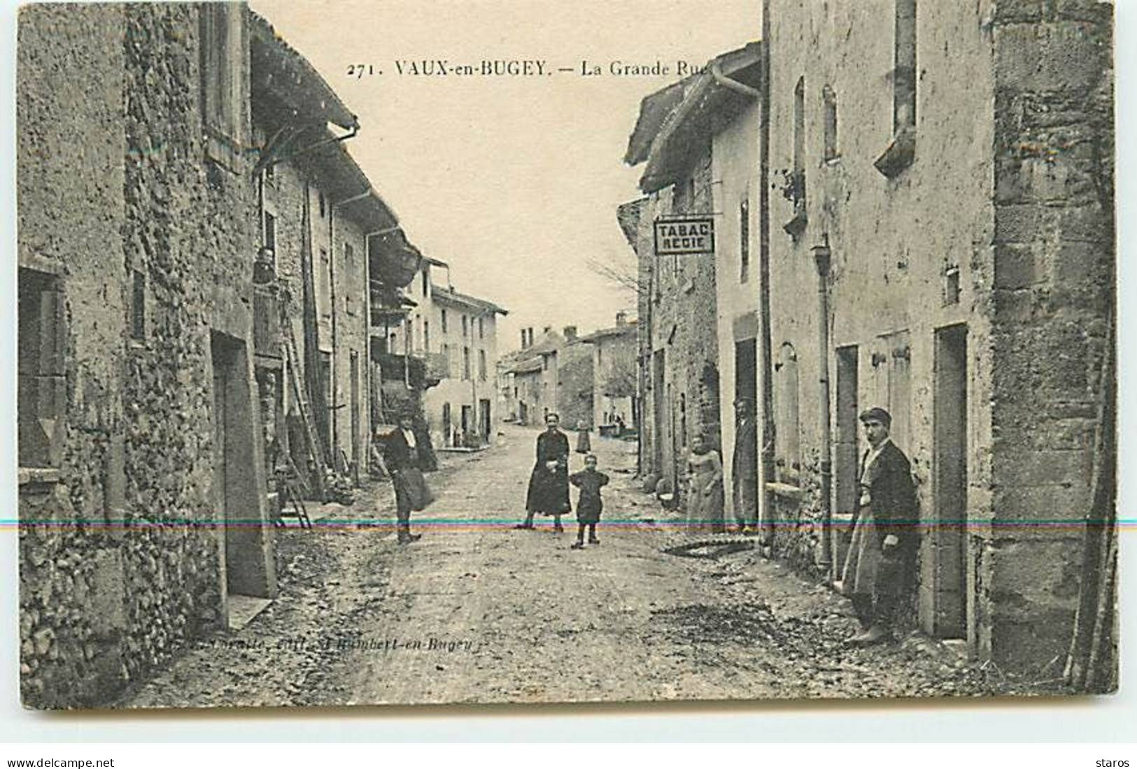 VAUX-EN-BUGEY - La Grande Rue - Tabac Régie - Non Classés