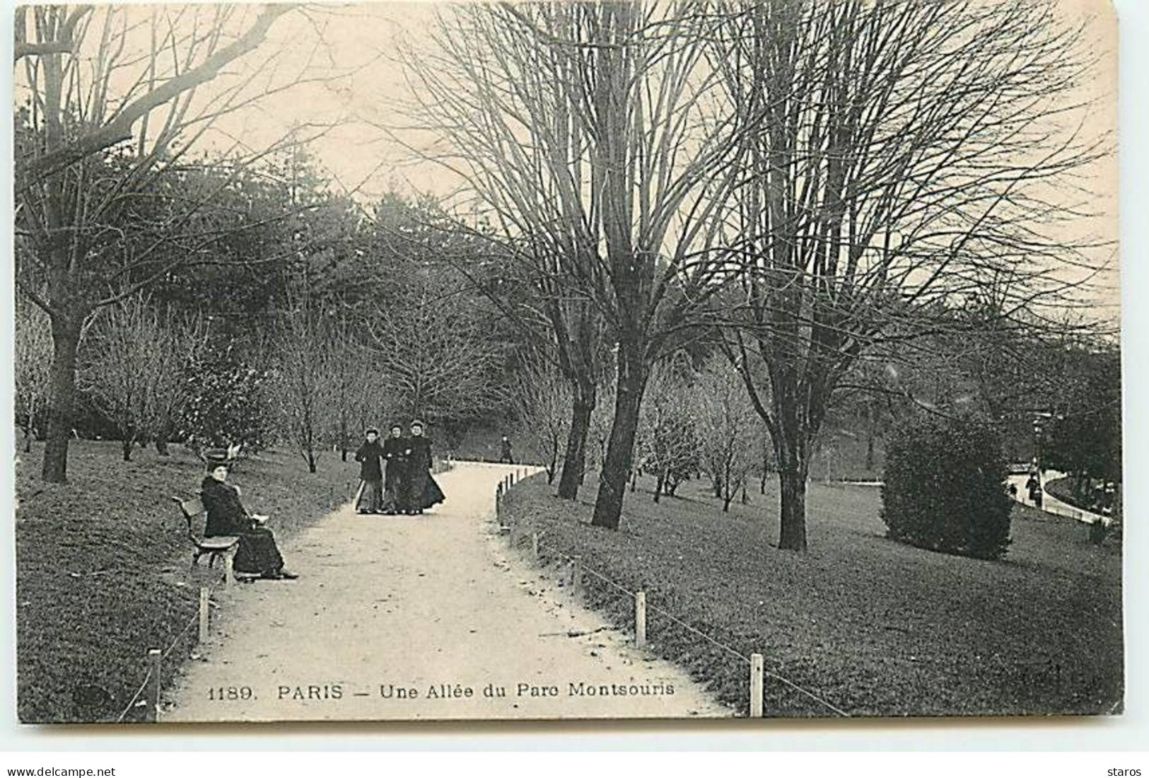 PARIS XIV - Une Allée Du Parc Montsouris - Arrondissement: 14