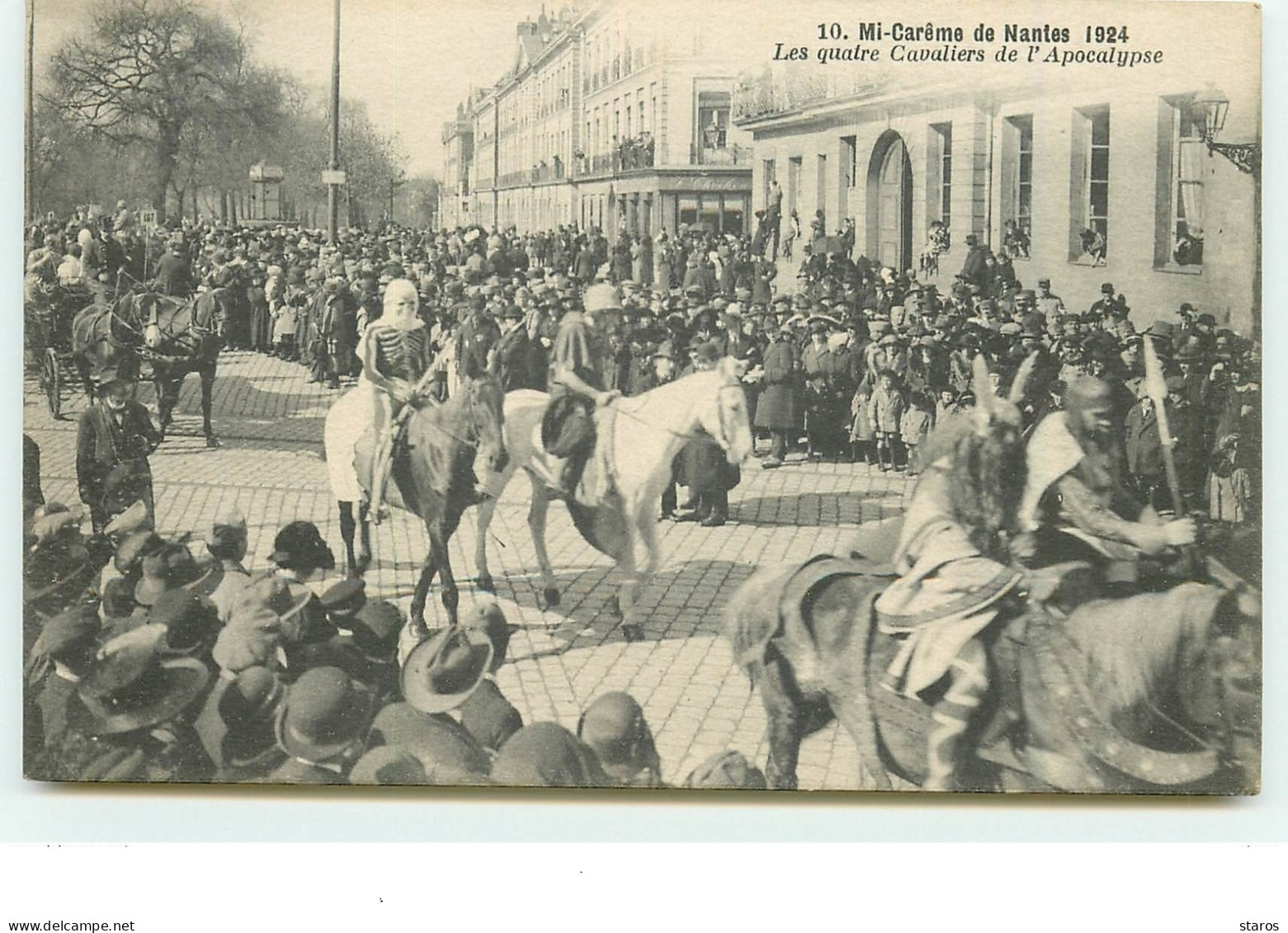 MI-Carême De NANTES 1924 - Les Quatres Cavaliers De L'Apocalypse - 10 - Nantes