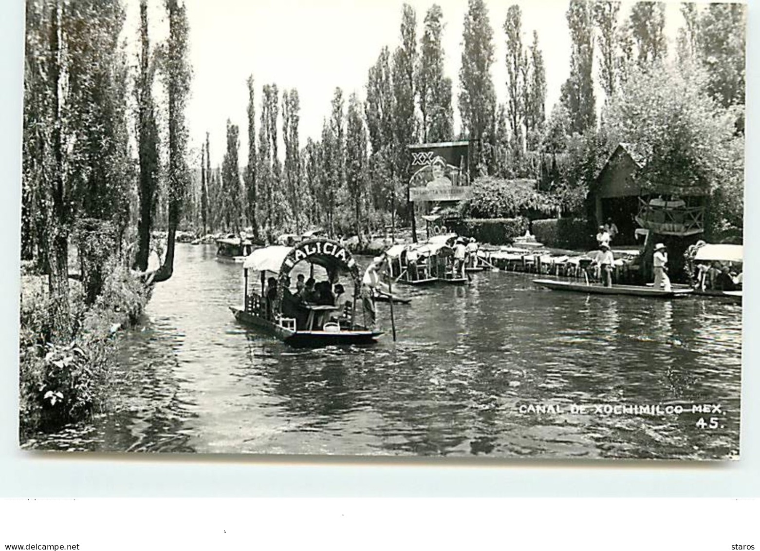 MEXIQUE - Canal El Xochimilco - Mexiko