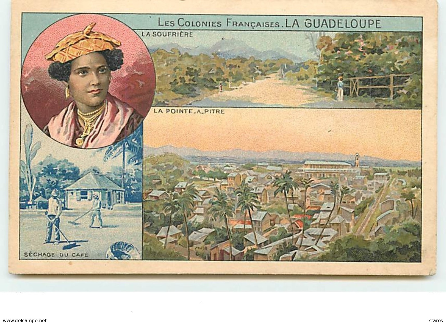 Les Colonies Françaises LA GUADELOUPE - La Pointe-a-Pitre - Séchage Du Café - Pointe A Pitre