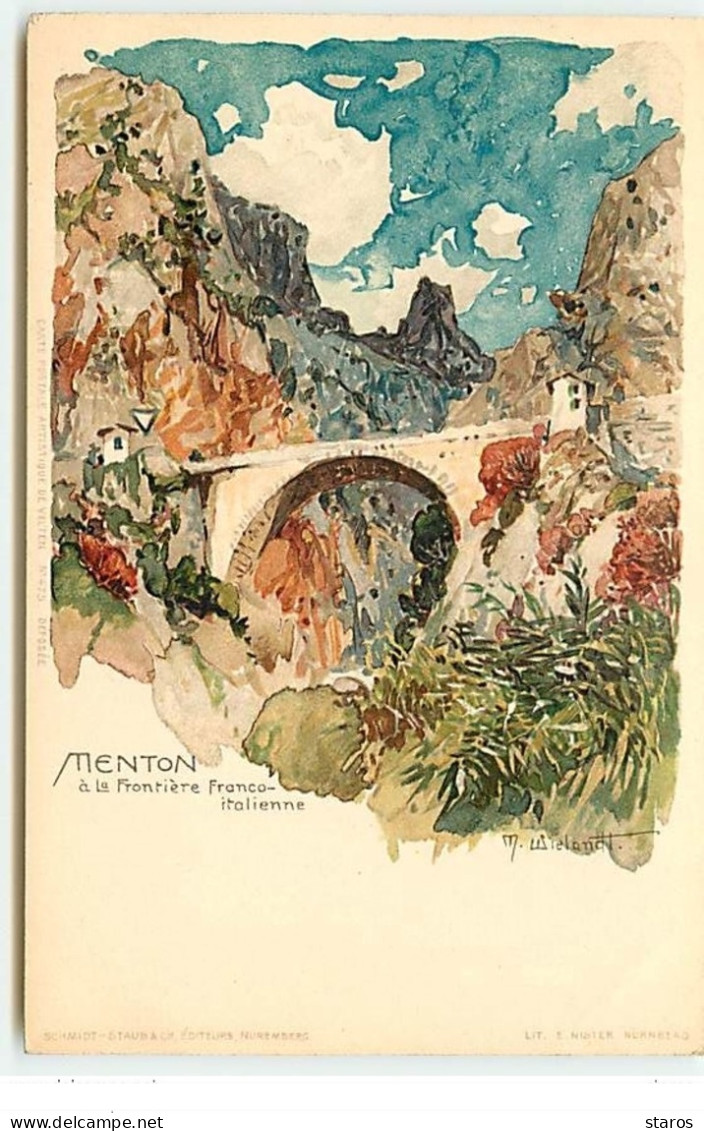 MENTON - A La Frontière Franco-Italienne - Manuel Wielandt - Menton