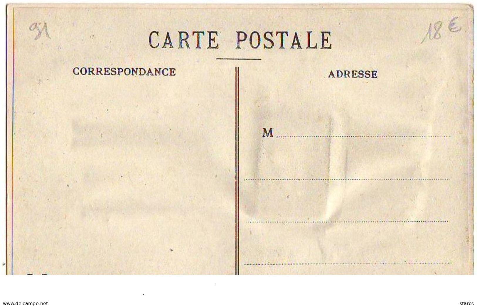 Carte à Système - N'as-tu Jamais Vu LA VILLE-DU-BOIS ... Sans Te Déranger - Peche - Altri & Non Classificati