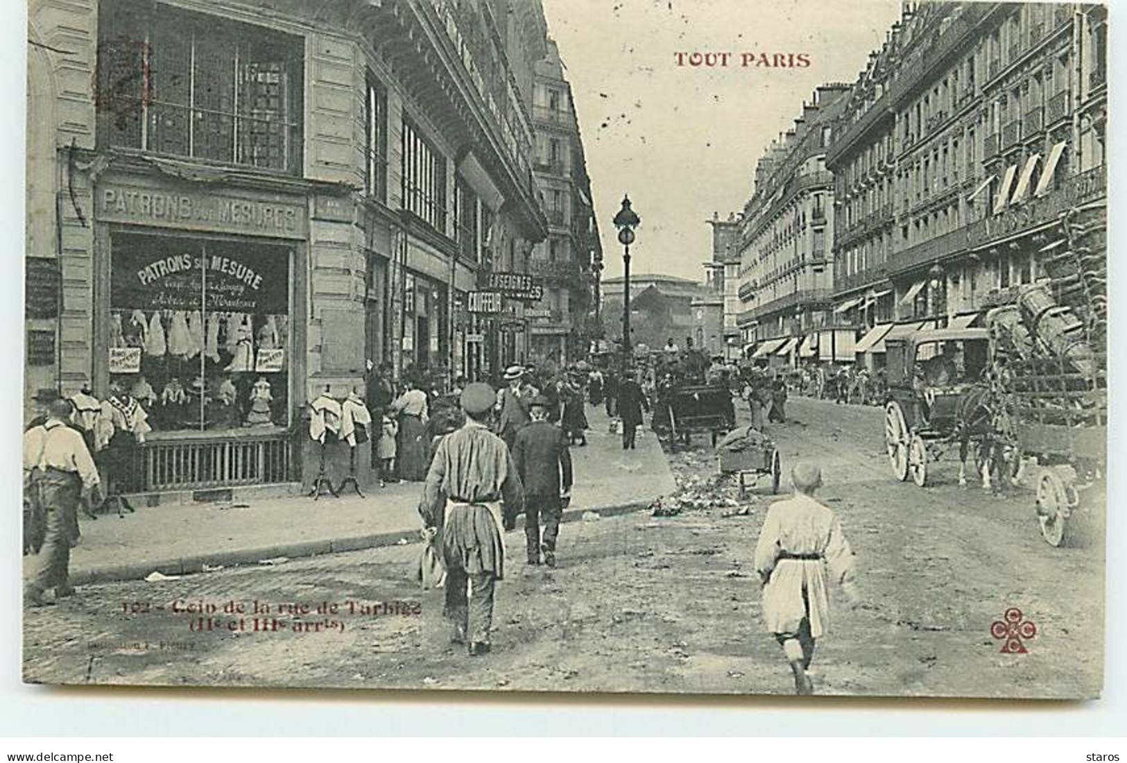 Tout PARIS II - Fleury N°102 - Coin De La Rue De Turbigo - Patrons Sur Mesures - Arrondissement: 02