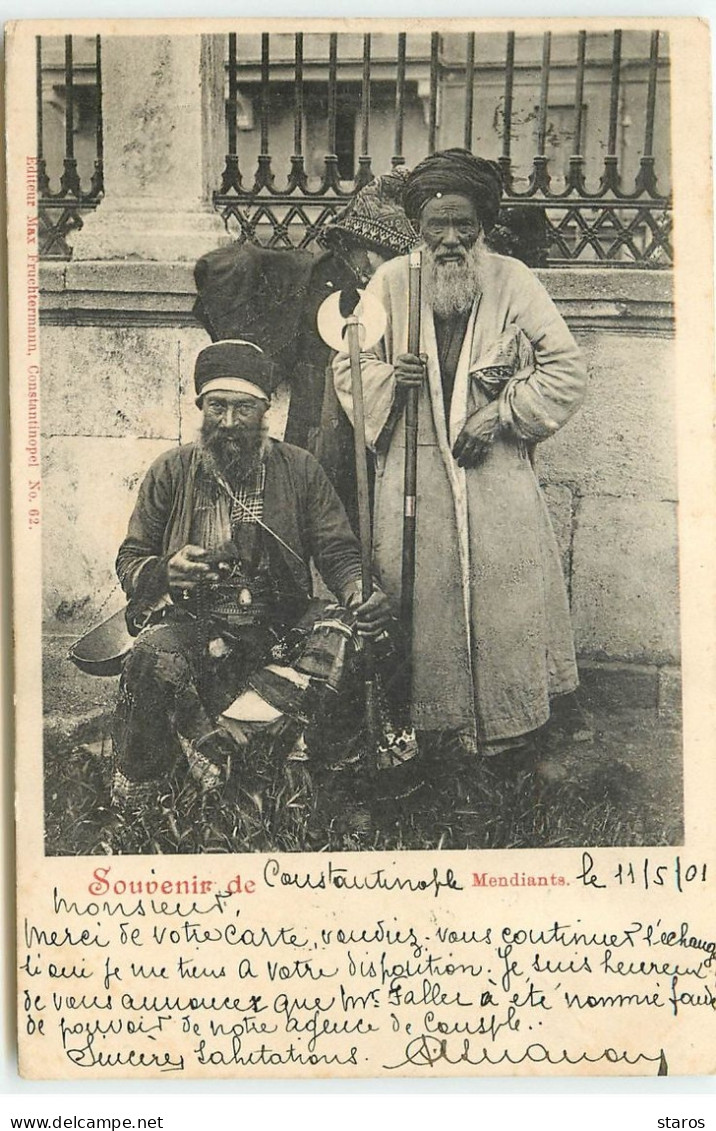 TURQUIE - Souvenir De CONSTANTINOPLE - Mendiants - Turquie