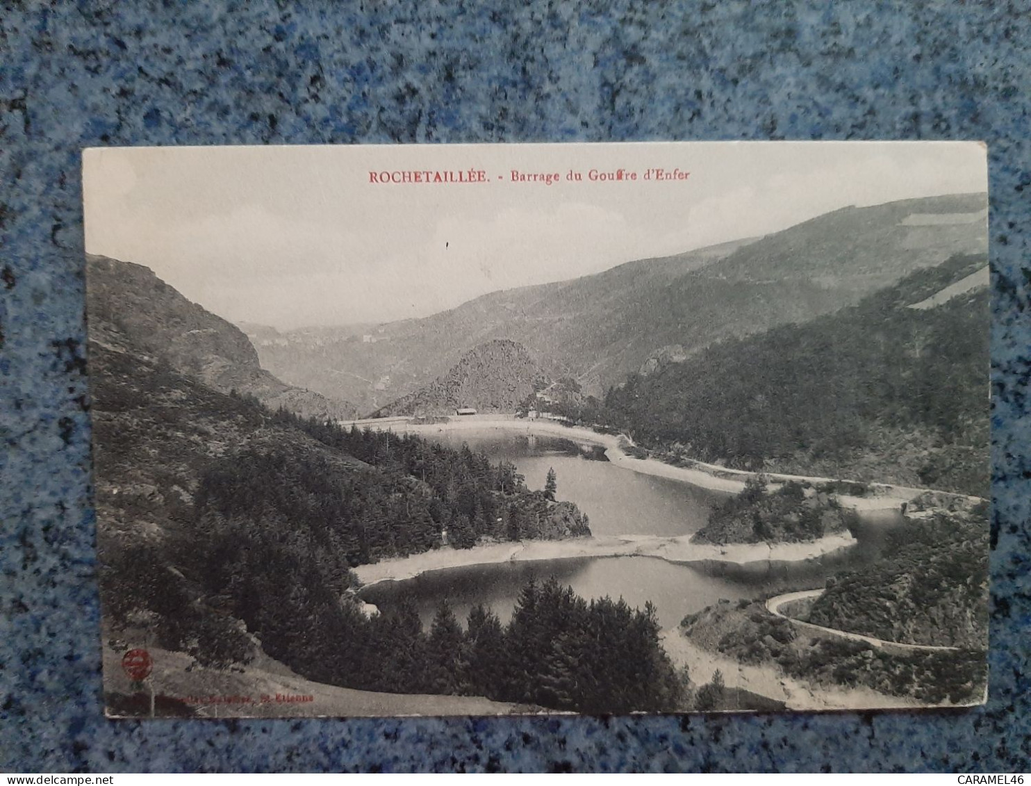 CPA  -  ROCHETAILLEE  - BARRAGE DU GOUFFRE D' ENFER - Rochetaillee