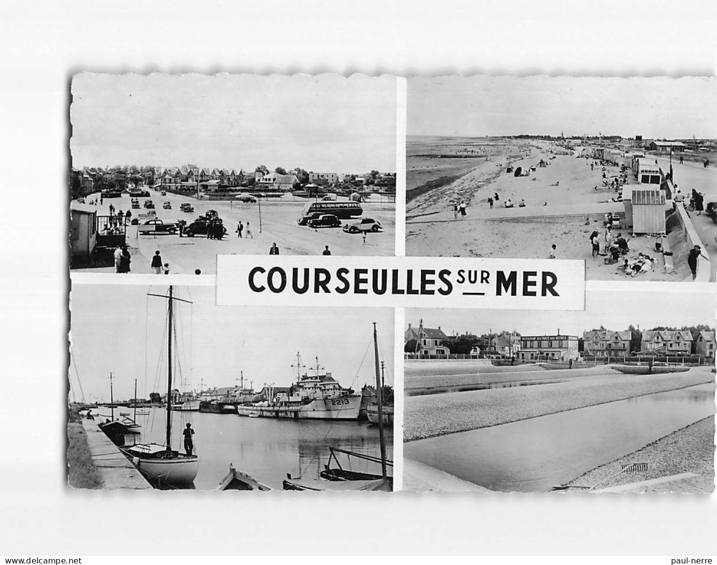COURSEULLES : Carte Souvenir - Très Bon état - Courseulles-sur-Mer