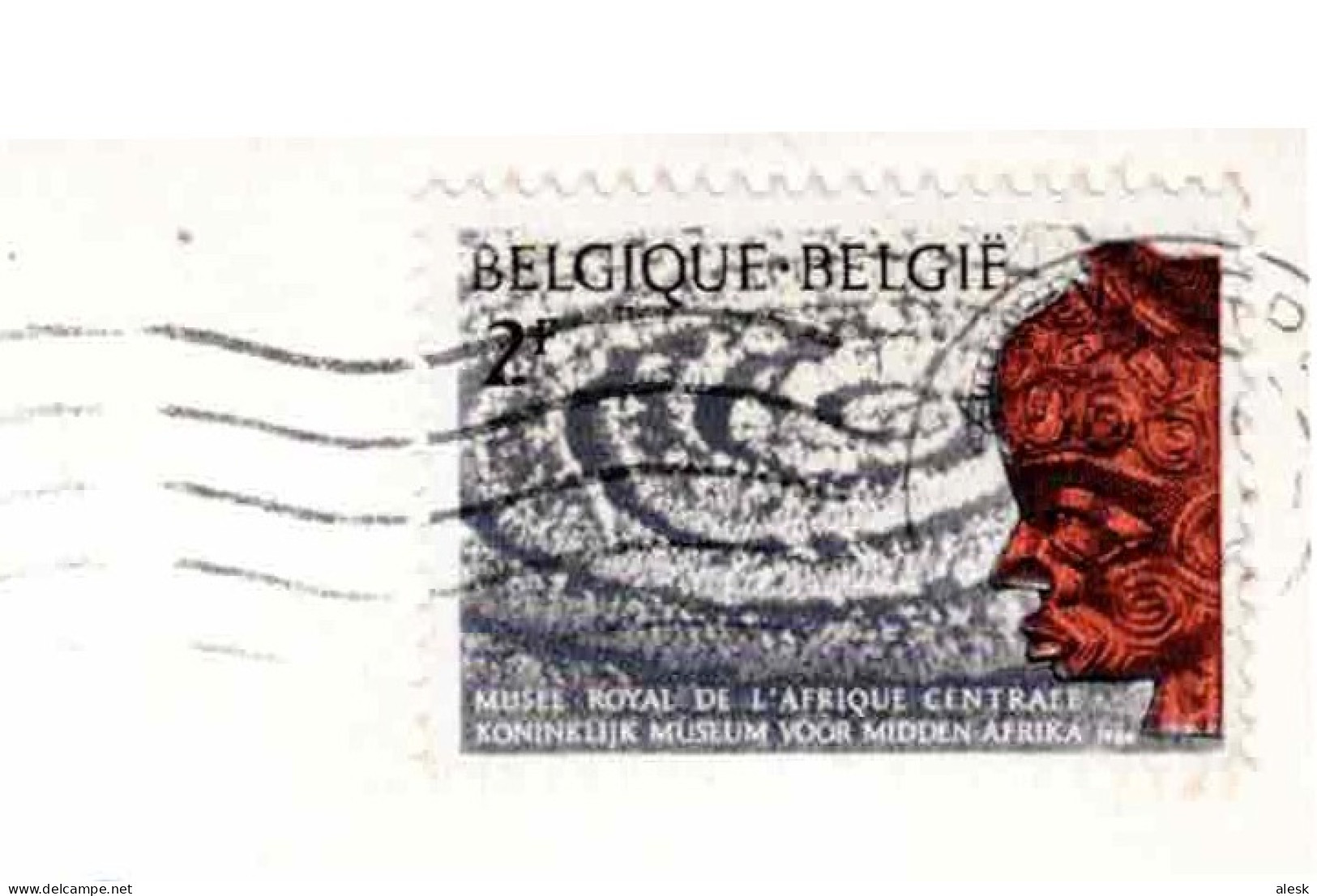 BELGIQUE N°1375 (y&t) Anvers 4 Juin 1966 ? Pour Metz / Musée De L'Afrique - CP Anvers La Rade - Lettres & Documents