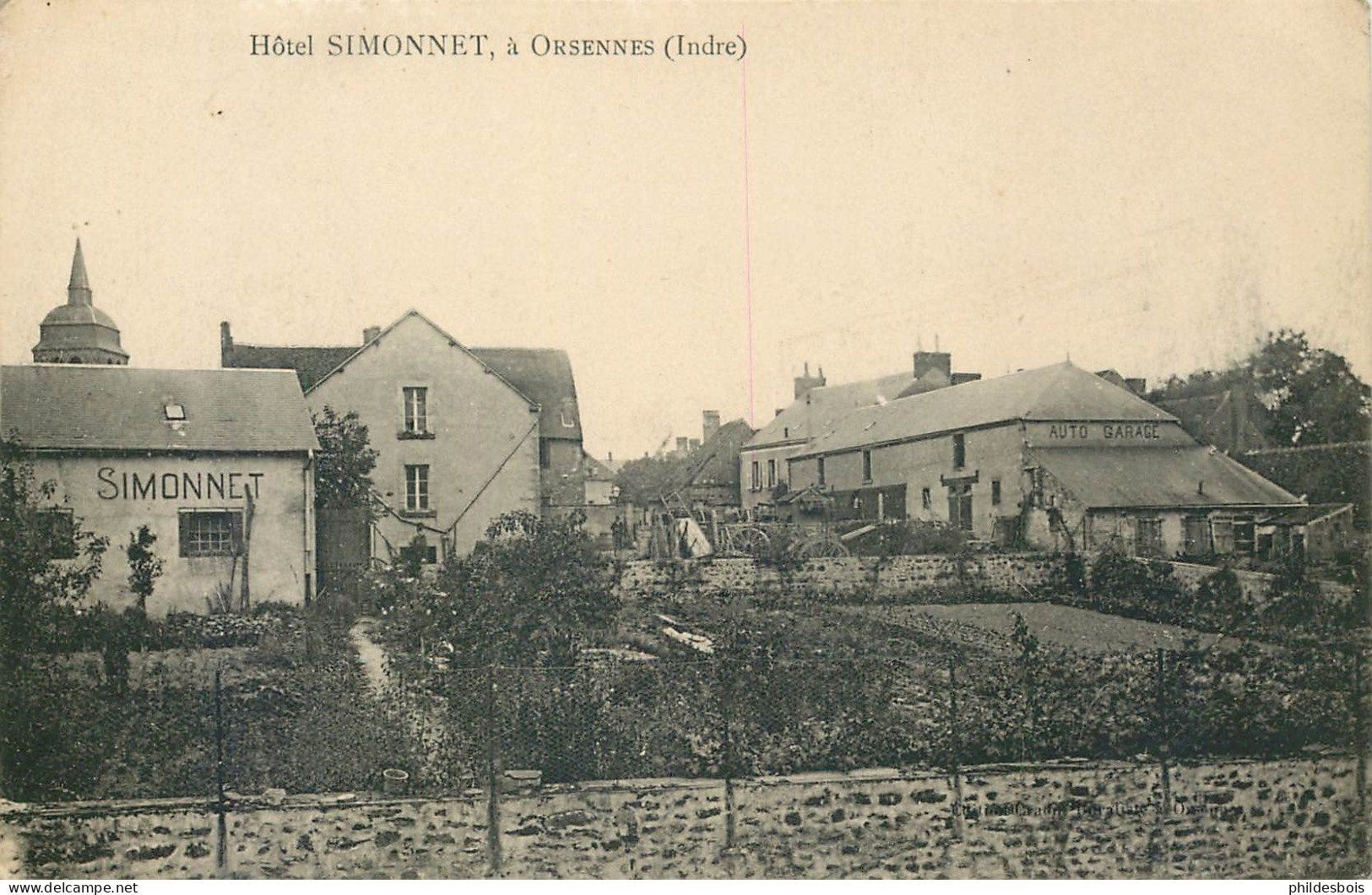 INDRE  ORSENNES  Hotel SIMONNET - Sonstige & Ohne Zuordnung