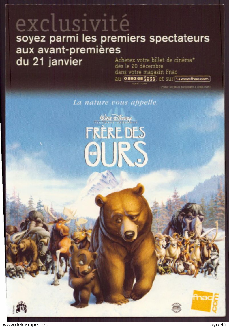 FRERE DES OURS WALT DISNEY - Otros & Sin Clasificación