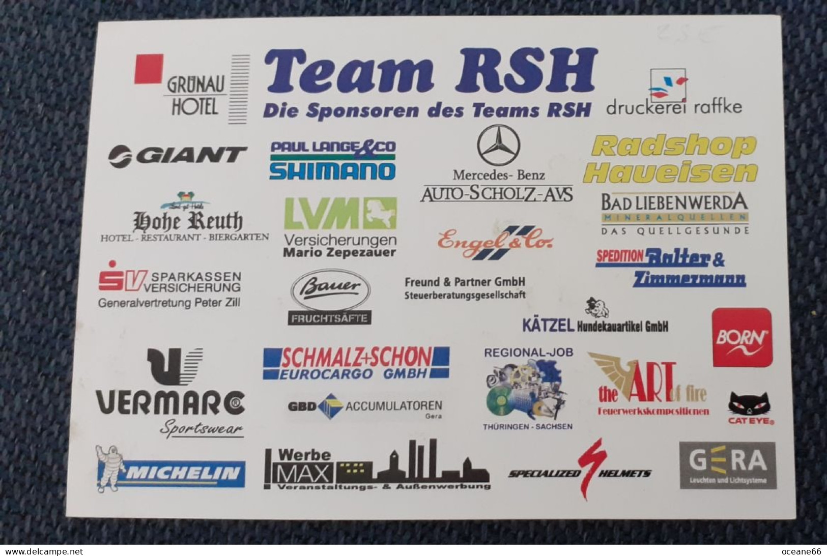 Equipe Team RSH 2005 - Cyclisme