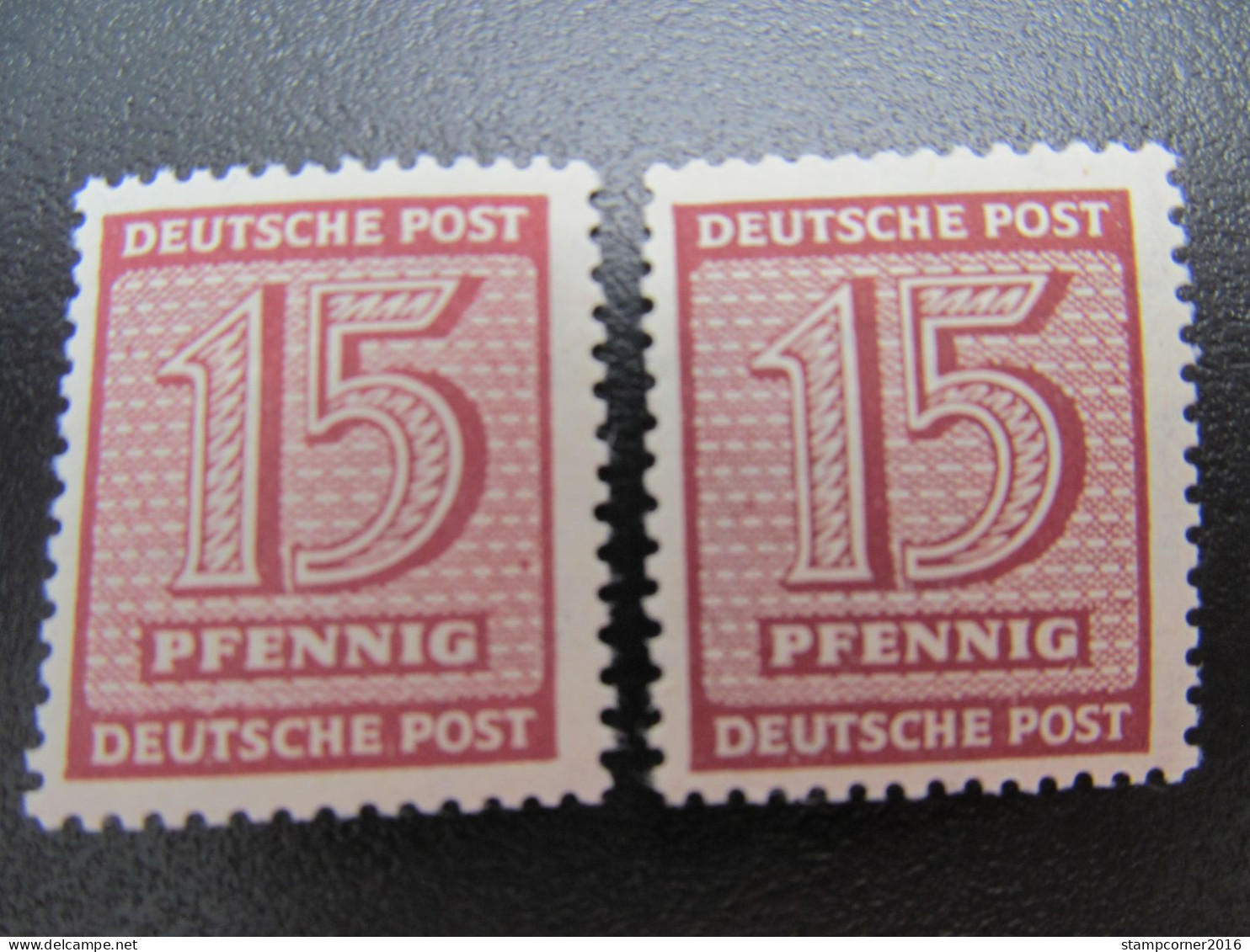 SBZ Nr. 133Xwa+133Xwb, 1945, Postfrisch, BPP Geprüft, Mi 26€  *DEK143* - Ungebraucht