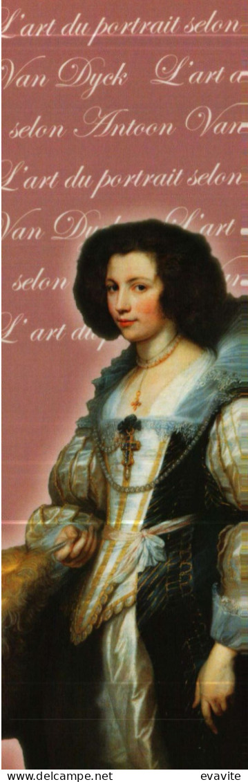 Marque-Pages  -      Antoon Van Dyck    Portrait De Maria De Tassis - Lesezeichen
