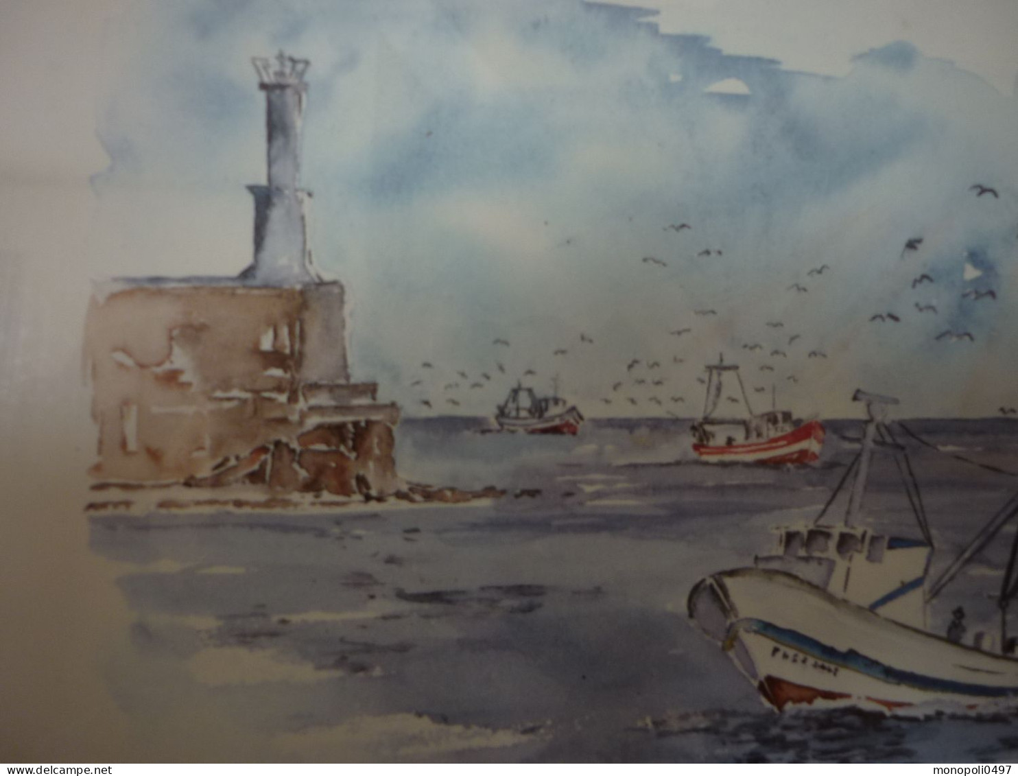 Aquarelle Maritime - Babeth Morello - Art Contemporain