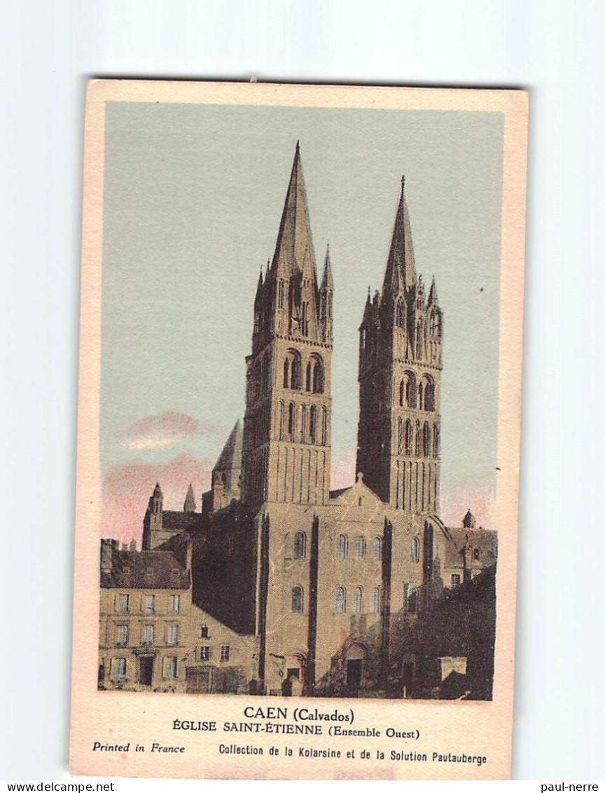 CAEN : Eglise Saint-Etienne - état - Caen