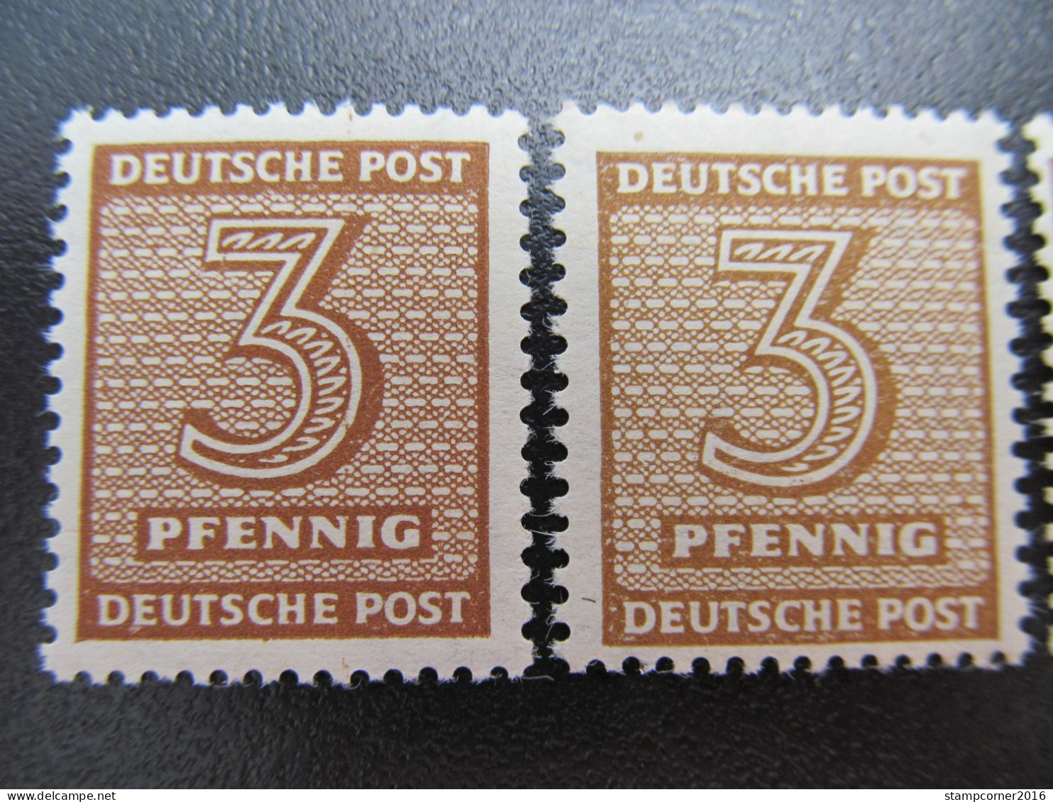 SBZ Nr. 126Ywa+wc+wd, 1945, Postfrisch, BPP Geprüft, Mi 50€  *DEK144* - Postfris