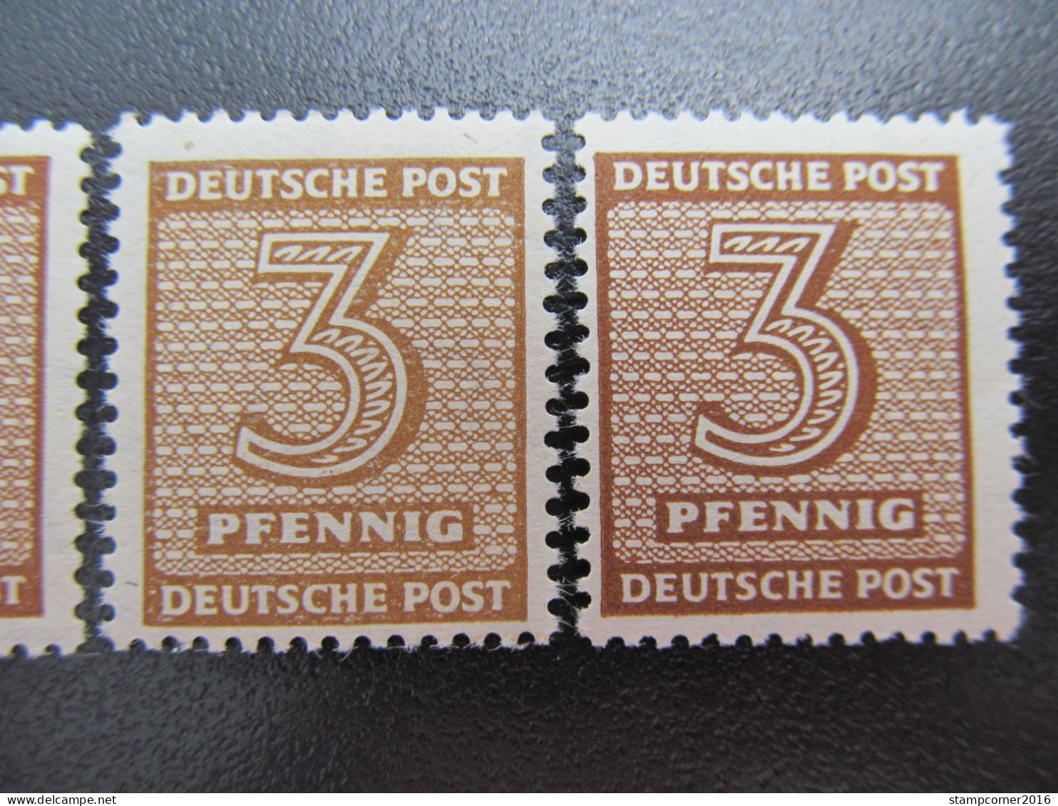 SBZ Nr. 126Ywa+wc+wd, 1945, Postfrisch, BPP Geprüft, Mi 50€  *DEK144* - Postfris