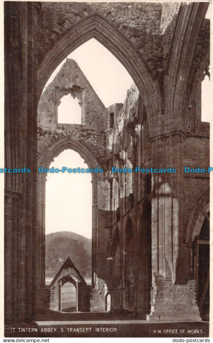 R105717 Tintern Abbey S. Transept Interior. Office Of Works - Welt