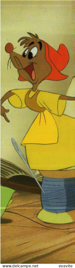 Marque-Pages  -    Exposition Walt Disney  Cendrillon  Les Souris Confectionnant Une Robe - Marque-Pages