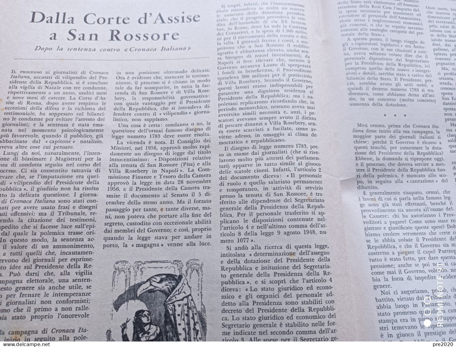 IL BORGHESE 1958 SAN ROSSORE - Autres & Non Classés