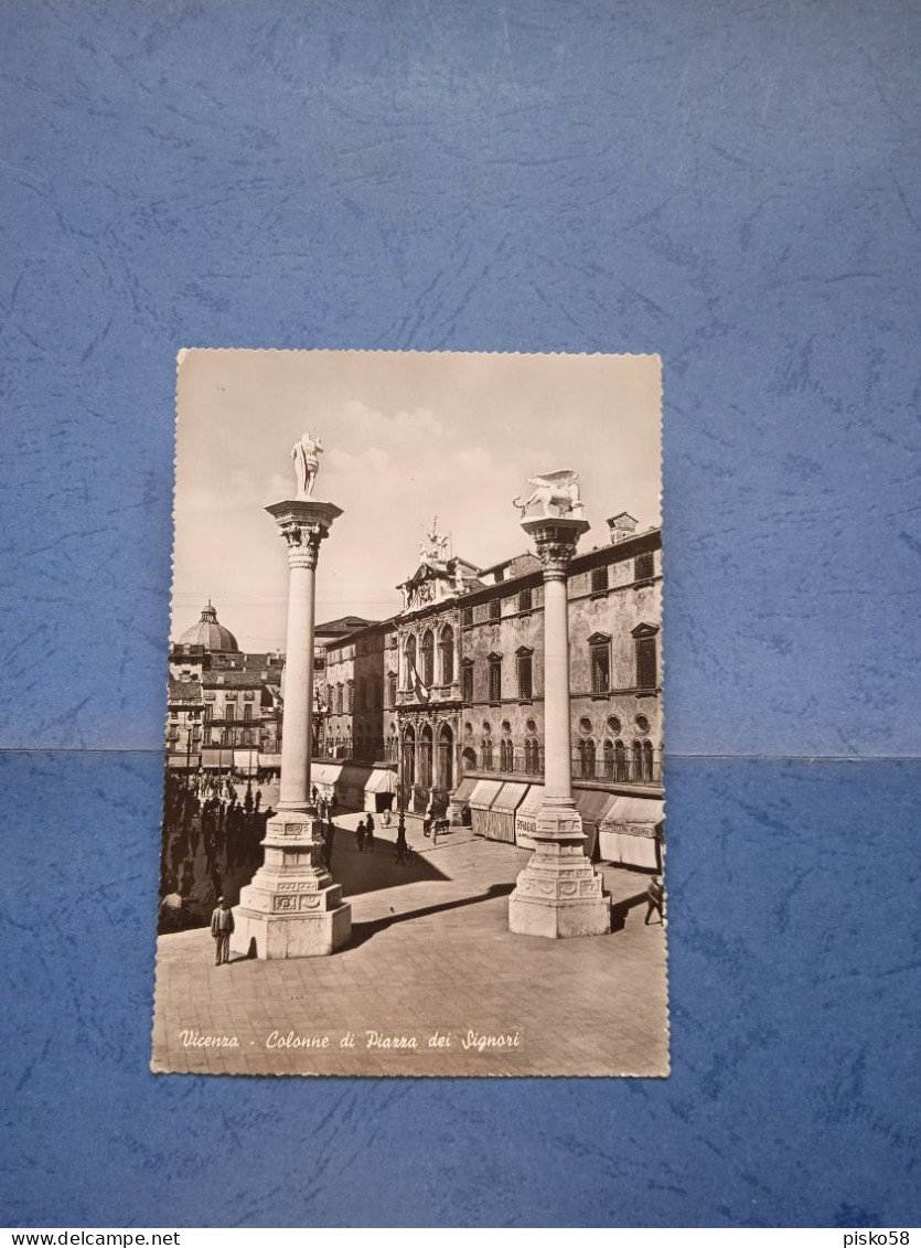 Vicenza-colonne Di Piazza Dei Signori-fg-1960 - Vicenza