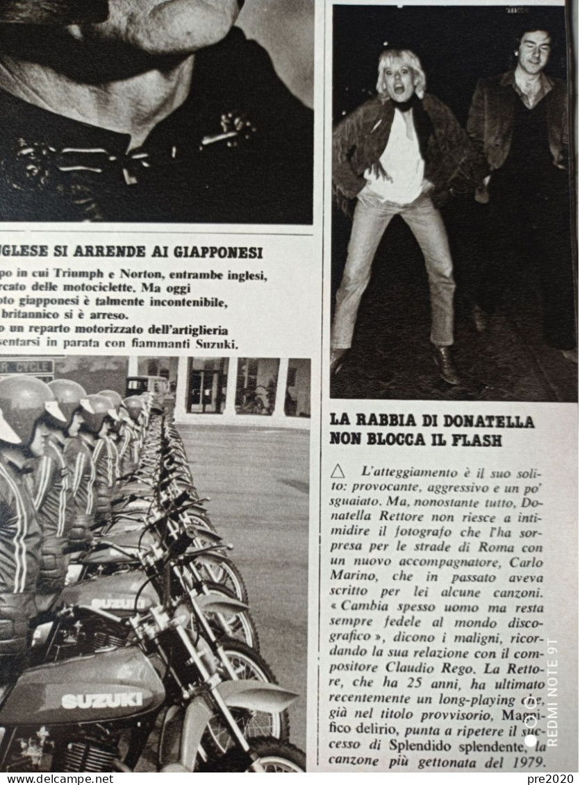 EPOCA 1980 DONATELLA RETTORE RENATE BRIANZA - Autres & Non Classés