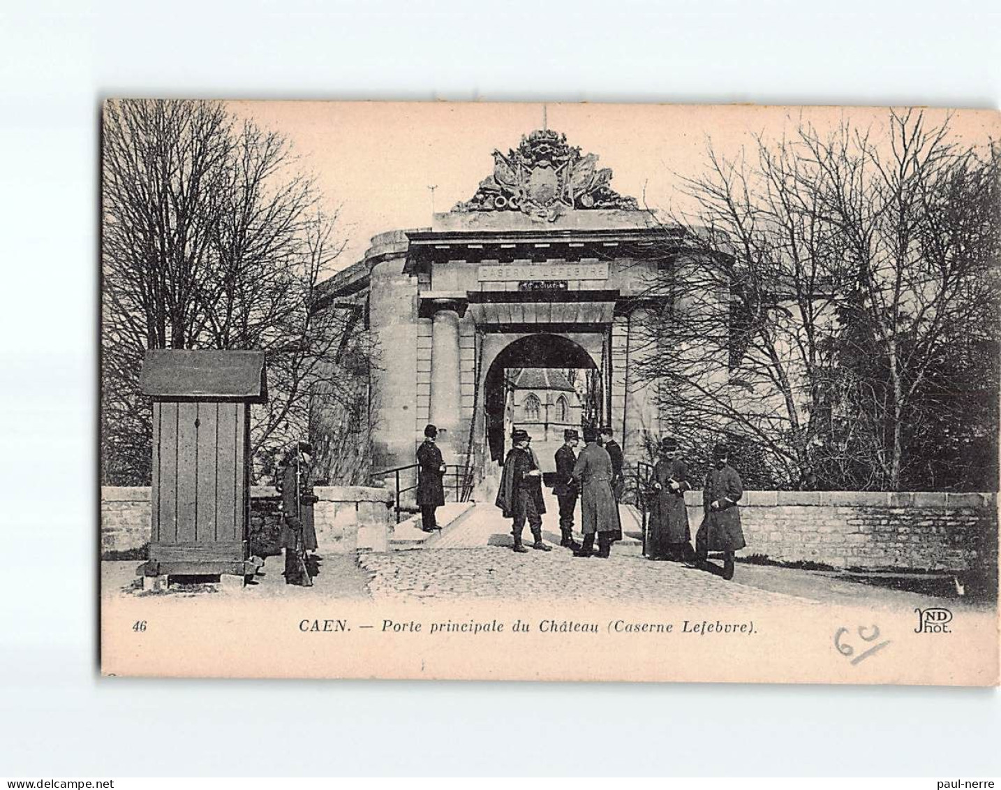 CAEN : Porte Principale Du Château - Très Bon état - Caen