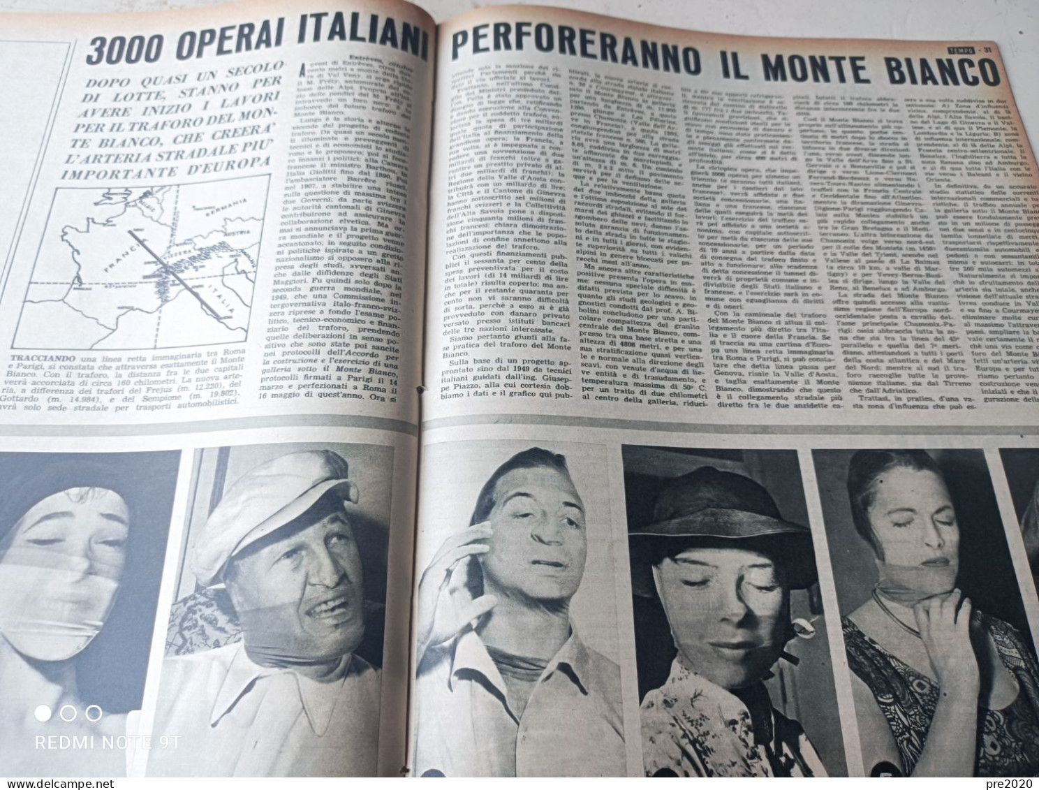 TEMPO 1953 TRAFORO DEL MONTE BIANCO ASTI - Autres & Non Classés