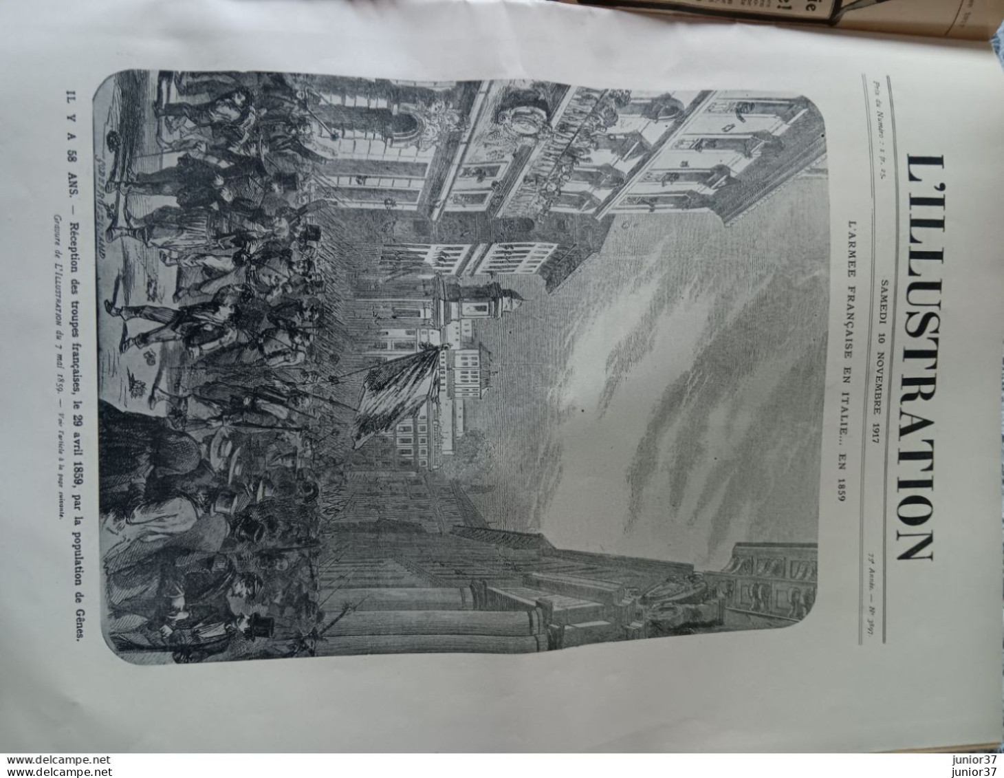 L'ILLUSTRATION Novembre 1917 N° 3897,Grande Guerre, Publicité Voiture Cottin-Desgouttes - L'Illustration