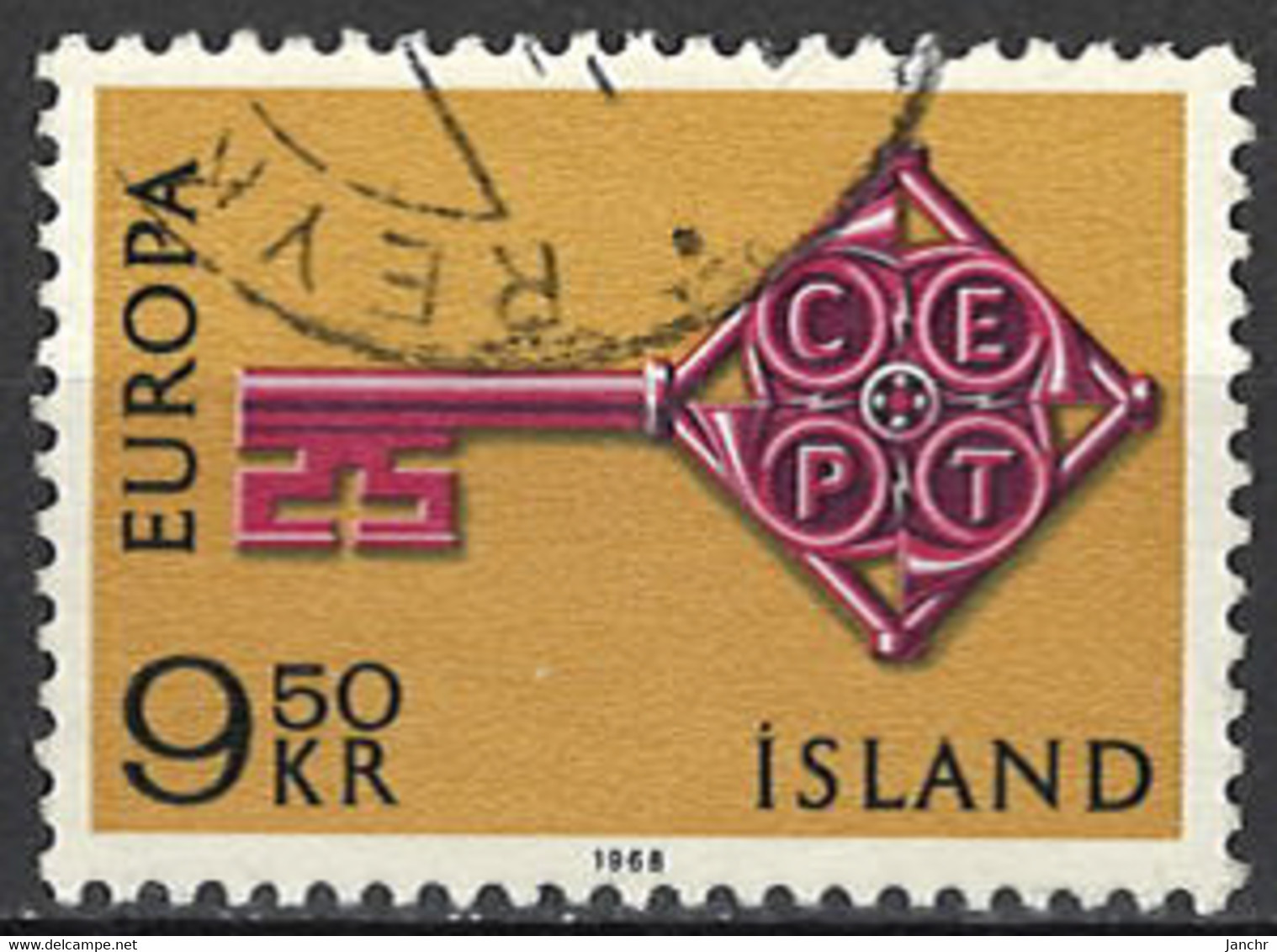 Iceland Island 1968. Mi.Nr. 417, Used O - Gebruikt