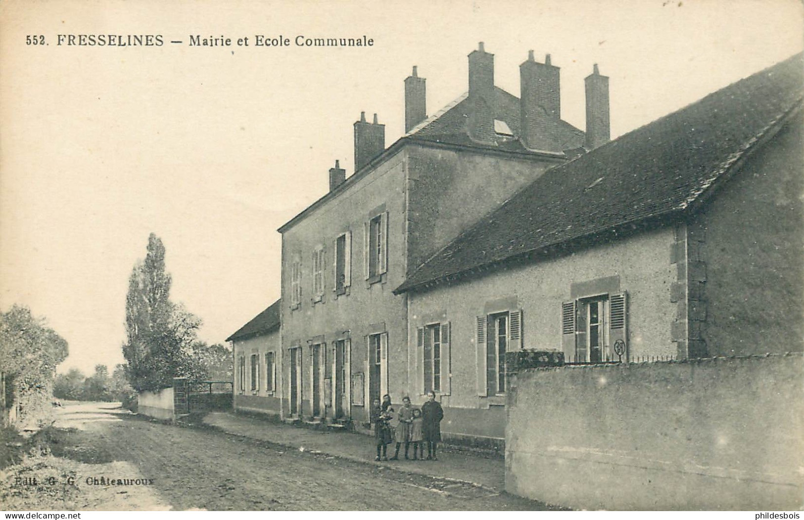 CREUSE  FRESSELINES  Mairie Et école Communale - Sonstige & Ohne Zuordnung